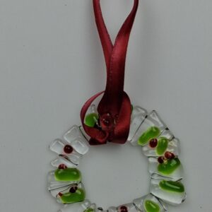 Glass Christmas Wreath